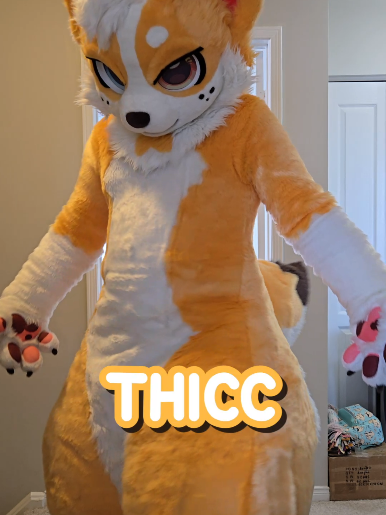Everyone keeps saying it! 🍑 #vtuber #vtube  #furry #twitchstreamer #furrytiktok #twitch #highlights #furries #corgi  #corgicam #comedy #funny #viral #dog #streamer #facereveal #fursuit  #fursuiter #fursuiting #fursuits #fursuitersoftiktok