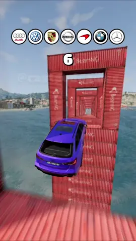 Qual marca de carro salta os containers? #beamngdrive #beamng #carros #gaming #game 