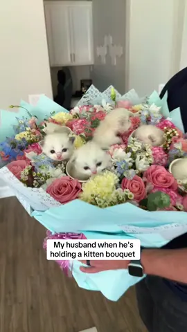 Cat Dad Level 1000 unlocked. Comes with bouquet that purrs