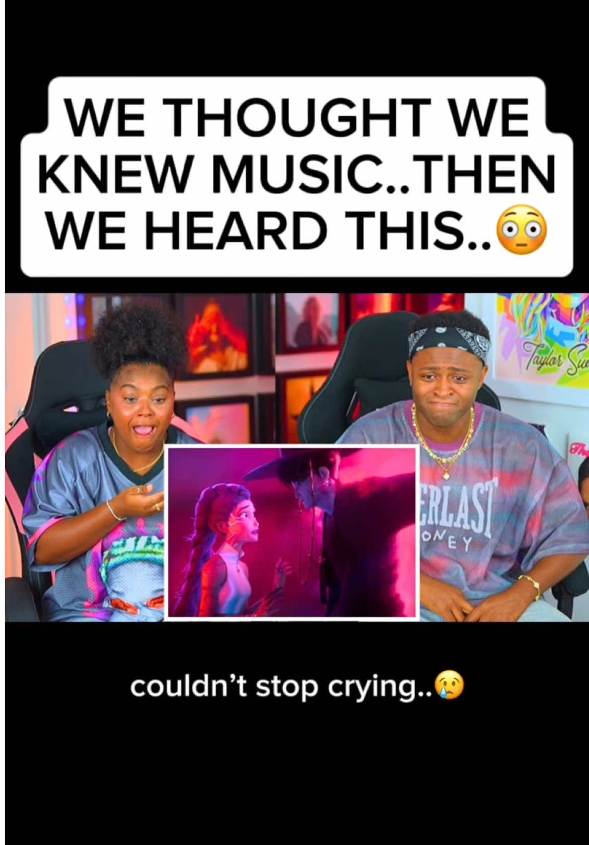 We were not prepared for this scene 😭 Full movie reaction + extended song reactions on Patreon‼️ #kpopdemonhunters #whatitsoundslike #rumi #jinu #reaction 