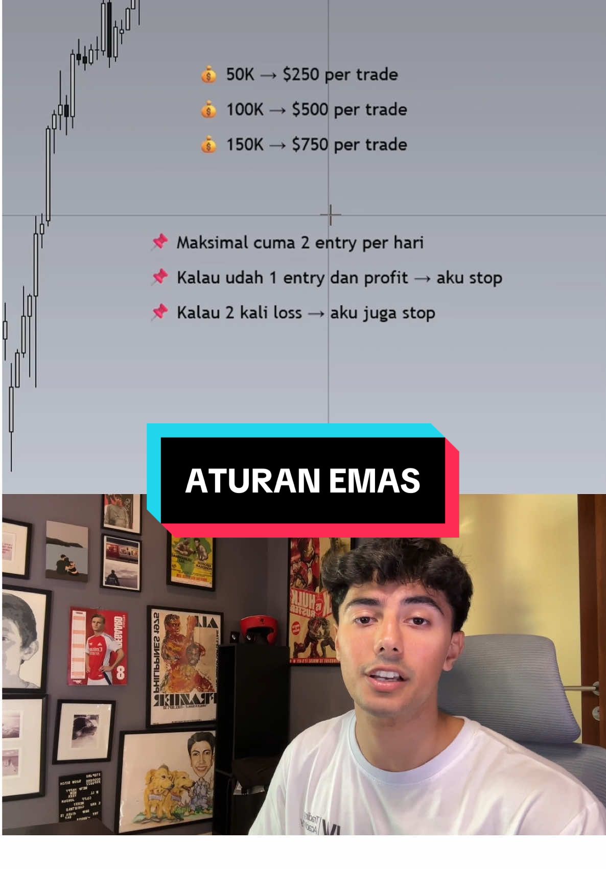 3️⃣ Hal penting di aturan emasku❗️ #icttrading #traderindonesia #belajartrading #traderpemula #caratrading 