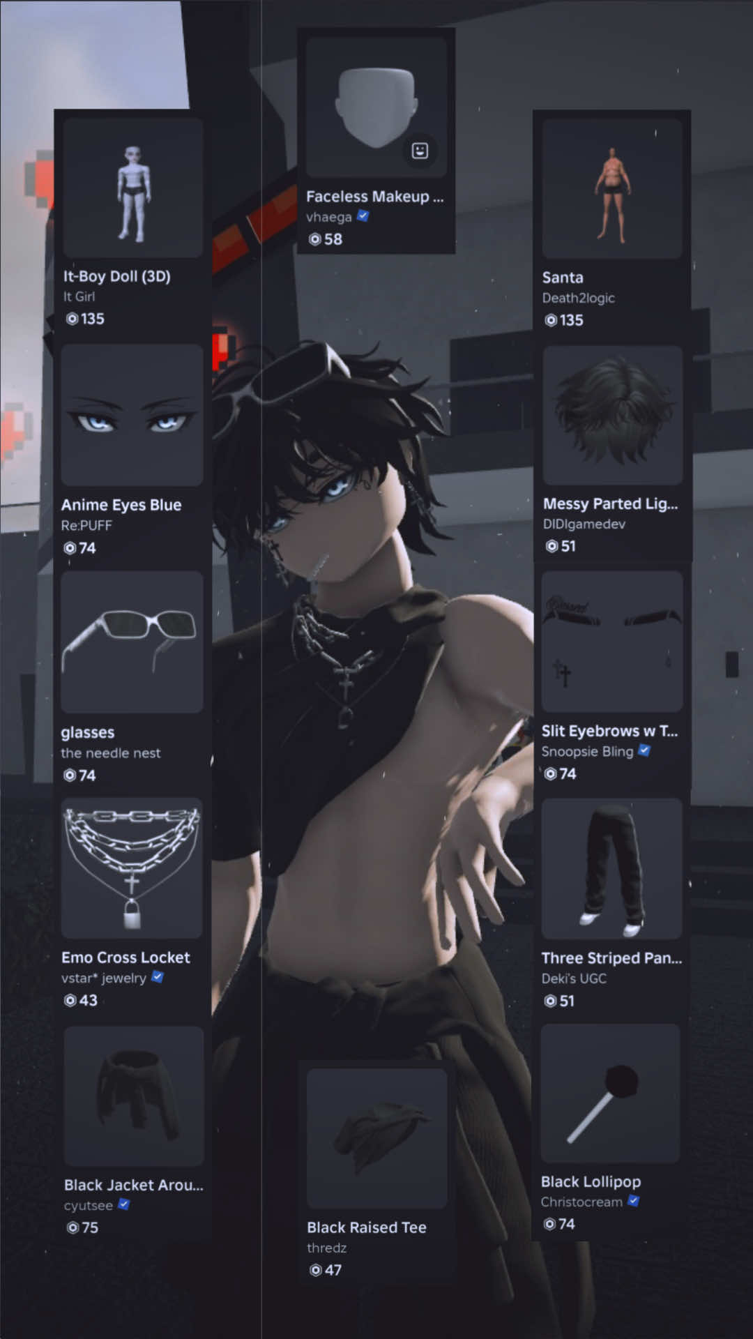 [It Boy Doll 3D - Black Outfit] Outfit ini nihh yang paling banyak minta gw untuk spill. udah gw spill yaa ^^ . btw, this is my favorite 😎 join live kalo mau tanya-tanya soal rekomendasi outfit 🔥 joki outfit, bisa pc aku yaa ^^ - cr : @𝐘𝐚𝐧𝐧𝐳𝐳'𝐩𝐫𝐬𝐭  #roblox #robloxoutfits #robloxoutfitideas 