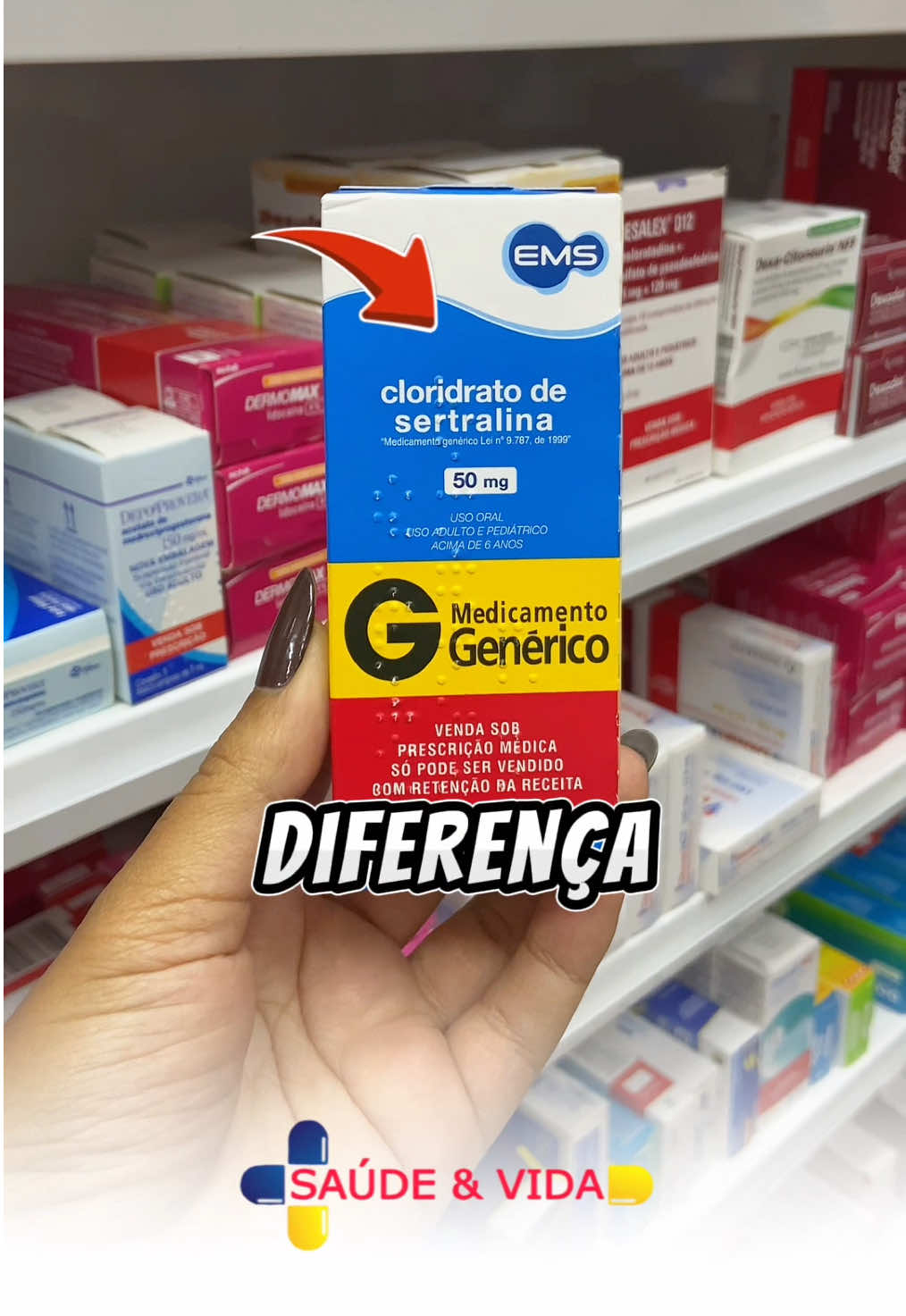 DIFERENÇA ENTRE A SERTRALINA E FLUOXETINA…😱💊🤩 #foryoupage #foryoupage❤️❤️ #viral #viraltiktok #trend 