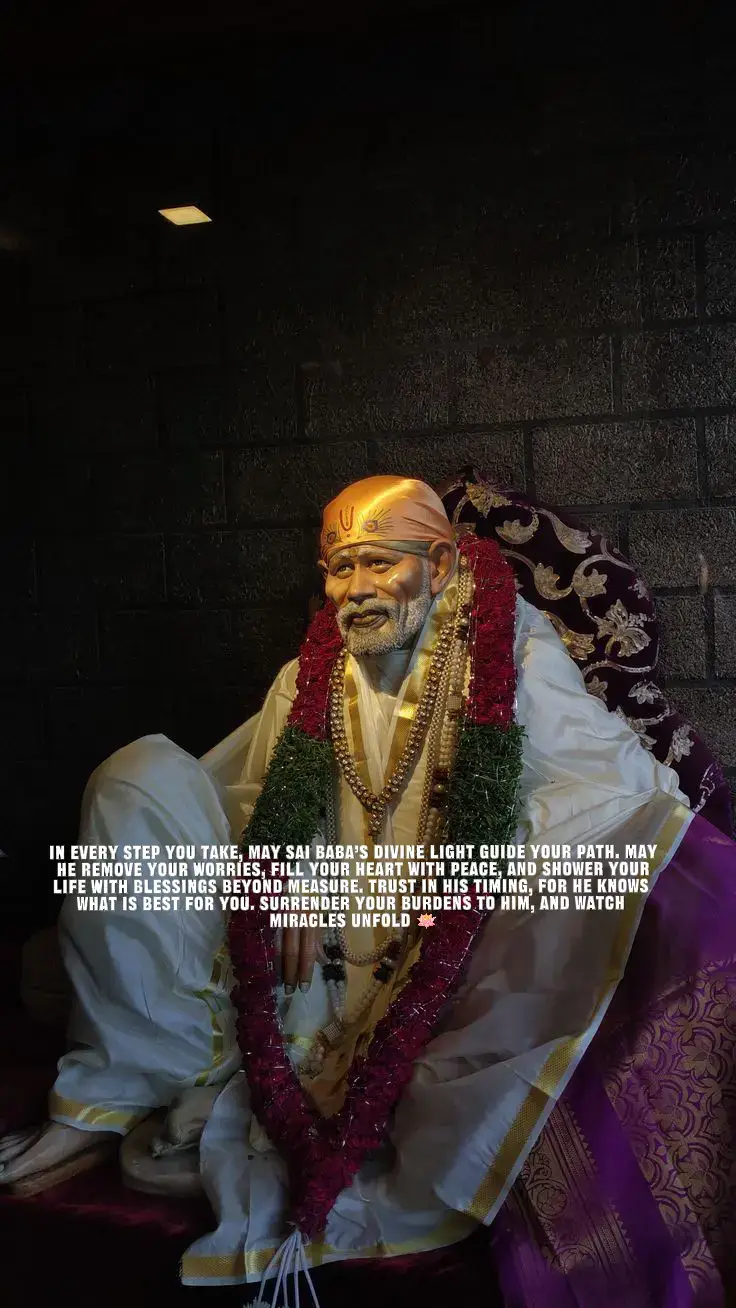 #positivevibes #gooddays #trusthim #enampolvazkai #nambikaithanvazhkai #patience #ellamavanseyal #alliswell #omsairamjaisairam #sairam #angelnumbers #enuyir #dwarkamai_sai #saibabaquotes #saibabamiracles #saibaba #saibabalovers #saibabablessings #enguru #enappathunai 