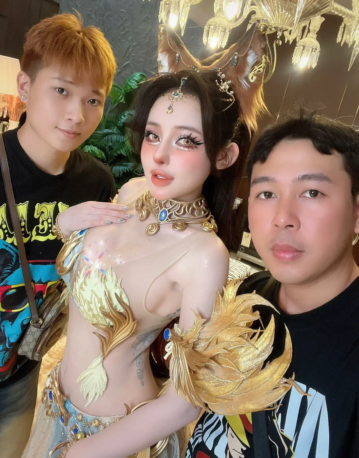 - Layout siêu hot tại Bùi Viện , Cosplay Nữ Thần Cáo Xuynh đẹp 🦊🧡 #DjNgan98 by @Nguyễn Minh Nhật Makeup #Hairstyle @Toàn Nguyễn #Ngân98 #bùiviện#Buifuong2025 