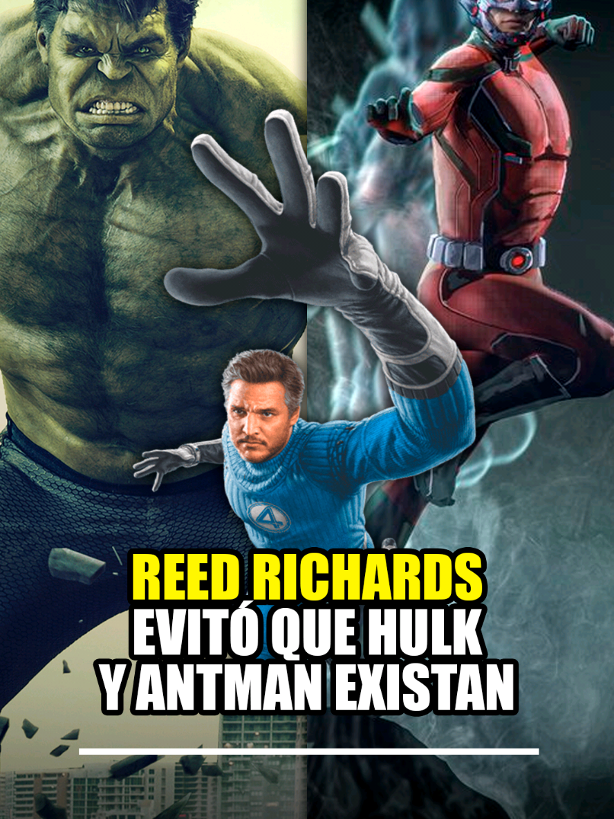 #ReedRichards evitó que #Hulk y #Antman existan en tierra 828. 