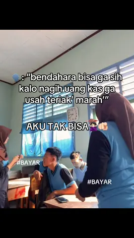@azurazenisia175 bendahara marah besar😭😭#fyp #sma #kas #uangkas #uangkassulit 