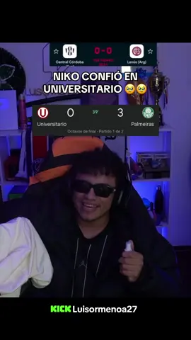 😭😭😭😭#copalibertadores #universitariodedeportes #palmeiras #goleada #humor 