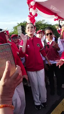 @sherlytjoanda #Kegiatan memperingati HUT RI ke80#Bersama ibu Gub Malut semakin maju.MERDEKA!!#SofifiRumahKita!yoooooRrrraaaaa