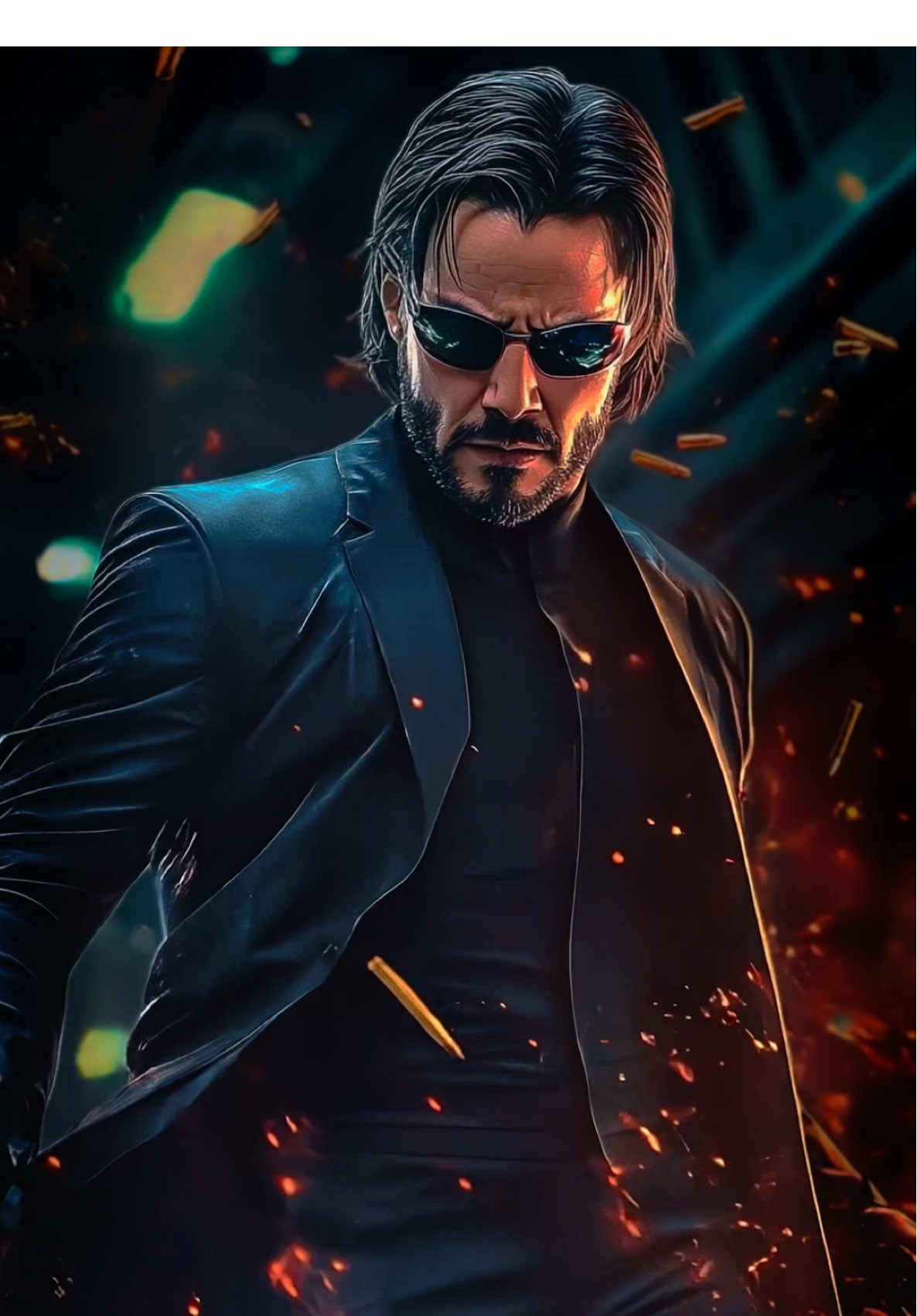 John Wick or Neo❓❓ Live Wallpaper #ai #fyp #keanureeves #johnwick #matrix 