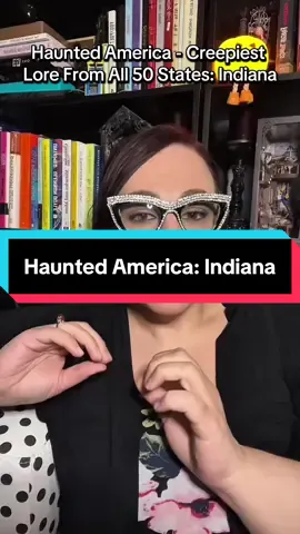 Haunted America - creepiest lore from all 50 states: Indiana. #hauntedamerica #statelore #indiana #100stepscemetery #creatorsearchinsights 