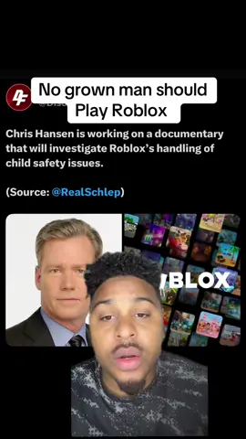 It’s for kids #roblox #chrishansen #news #trending #fyp 