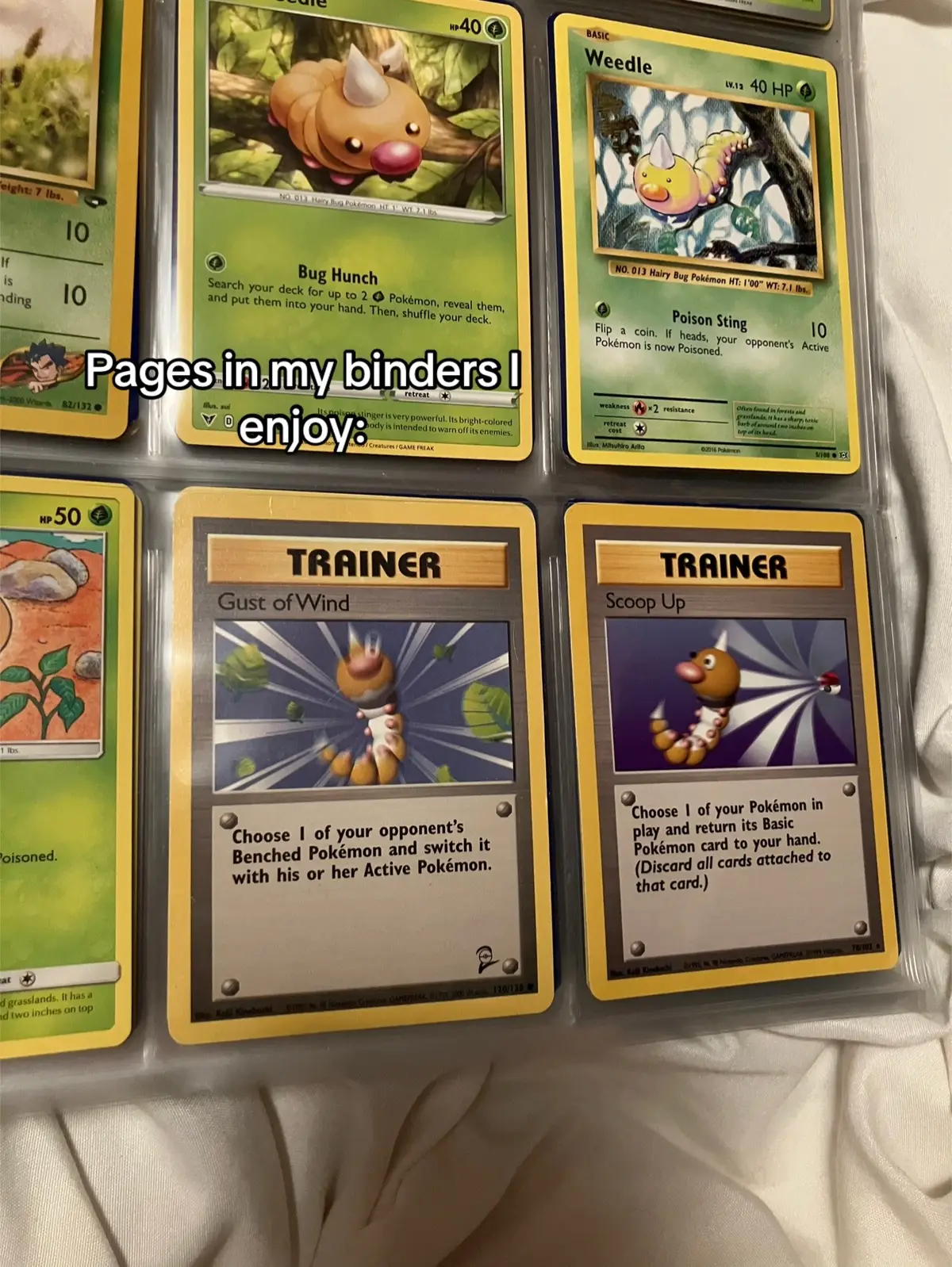 I tried to only post full pages that I know I won’t change rly, I have so many others I love that aren’t finished like Bellsprout 😩 #fyp #pokemoncards #pokemon #pokemontcg #fypシ 