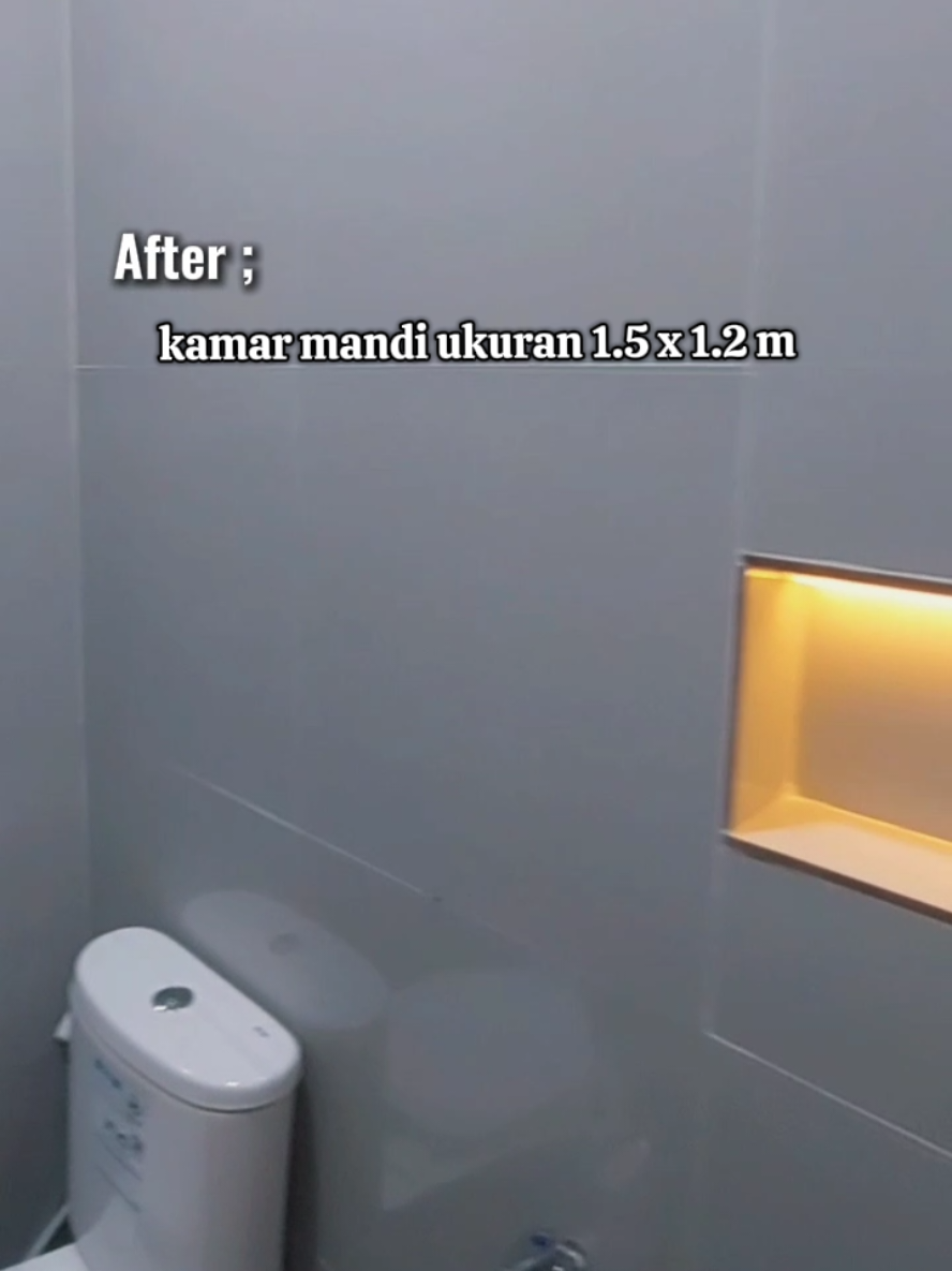 Membalas @miiellsstore kamar mandi ukuran 1.5 x 1.2 kak..  #rumahsubsidi #rumahimpian #kamarmandirumahsubsidi  #renovasirumahsubsidi #rumahminimalis          
