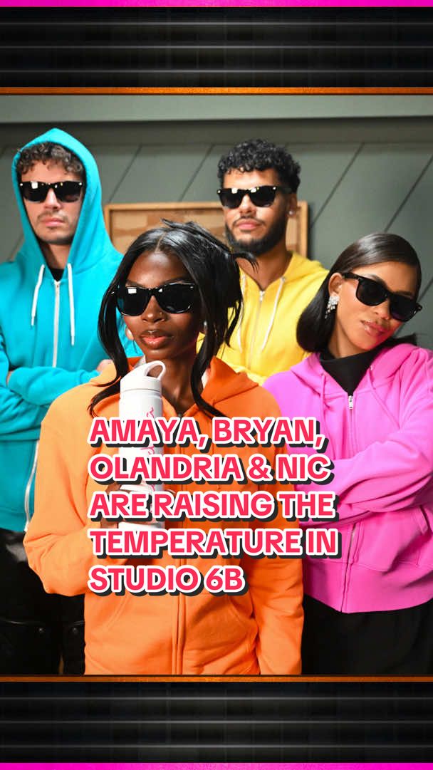 @Amaya🩰🍒💕🫧, Bryan, @x_Olan, and @Nicolas Vansteenberghe are raising the temperature in Studio 6B! @Love Island USA #FallonTonight #TonightShow #AmayaPapaya #Nicolandria #LoveIslandUSA