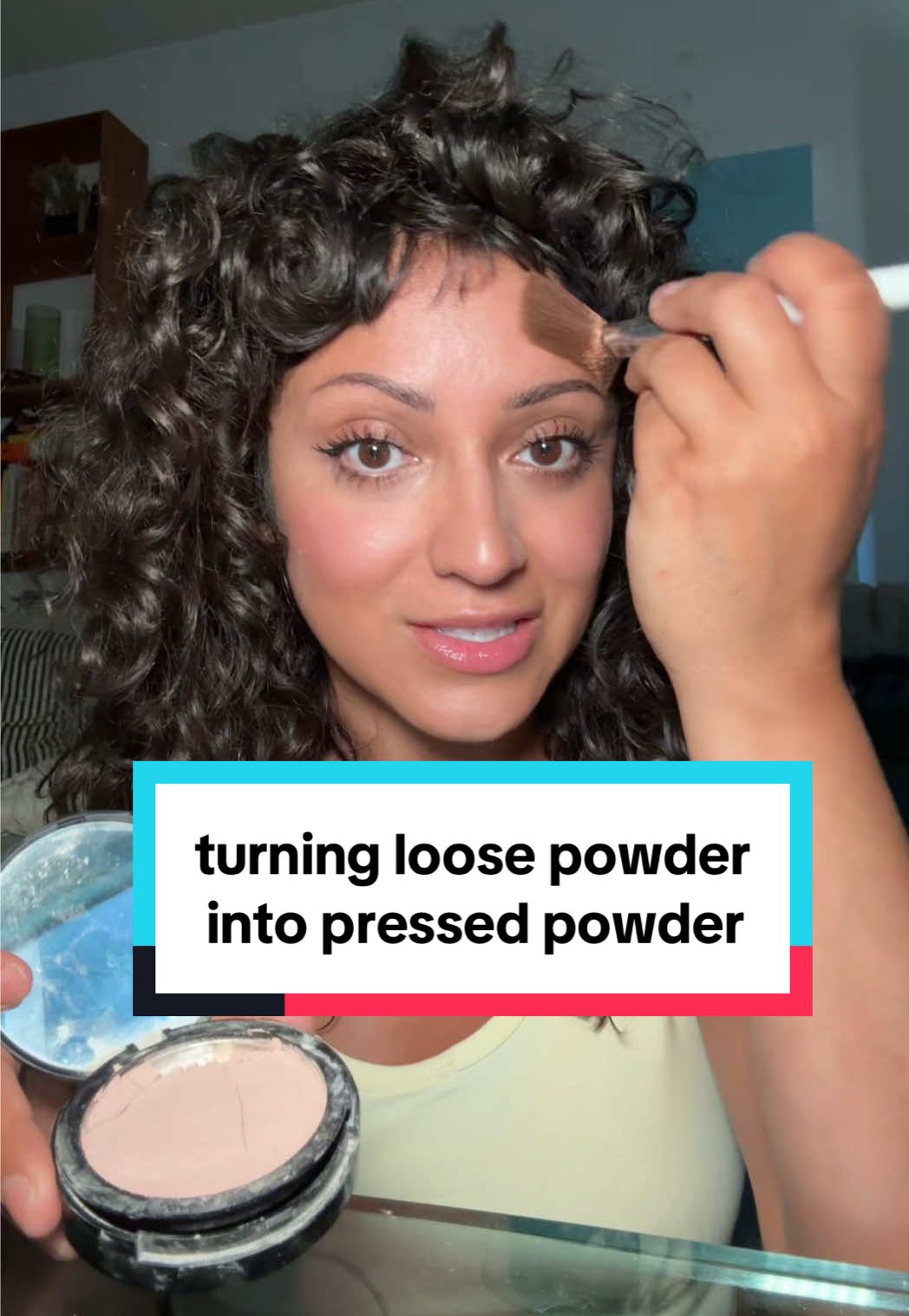 please lmk what #pressedpowder you like! #loosepowder #settingpowder #diymakeup #elfcosmetics 