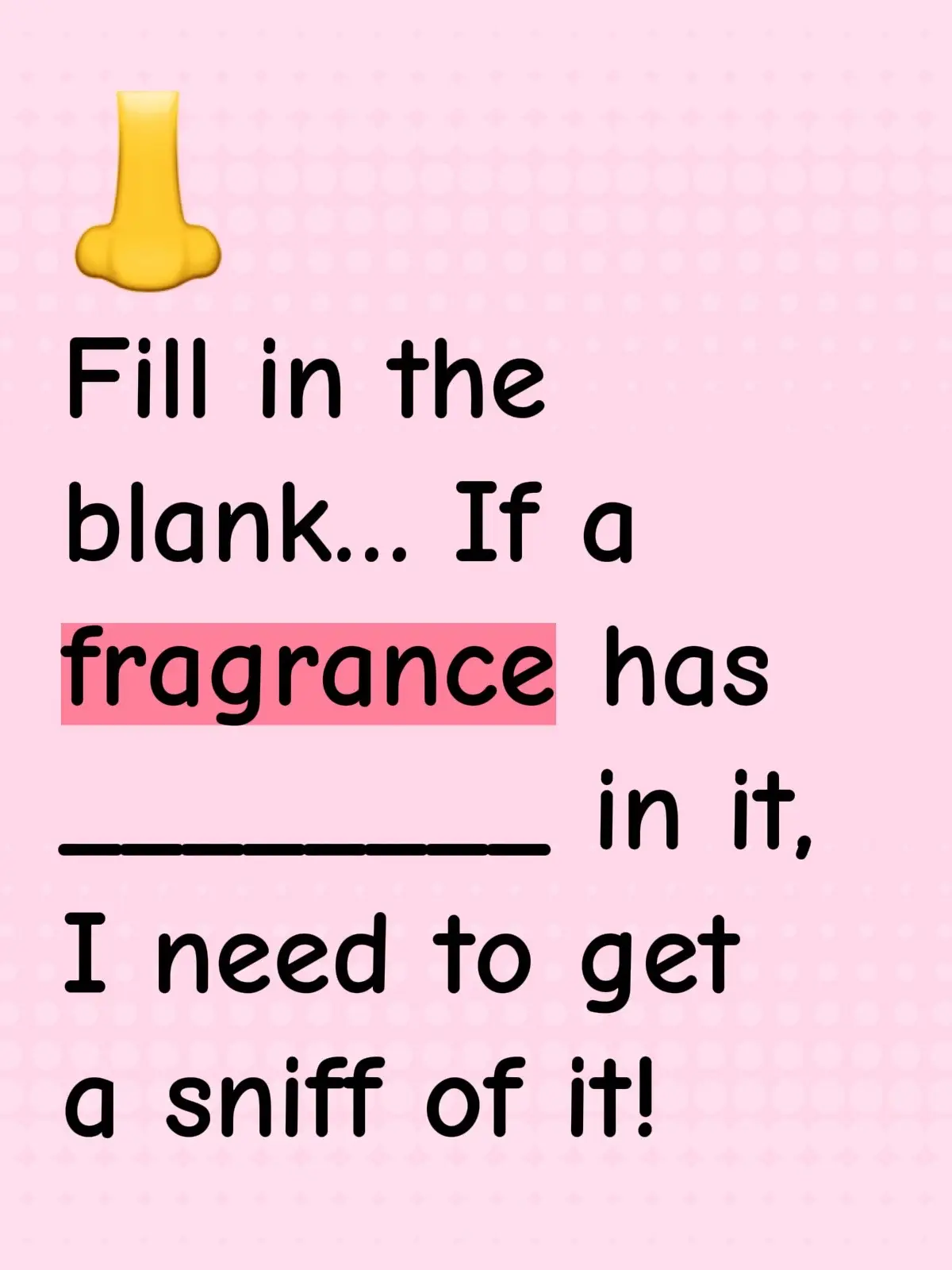 Comment your answer below! And of course you can choose more than one fragrance note this time ✨🫶🏾#creatorsearchinsights #perfumecollection #fyp #perfumetok #xyzbca 
