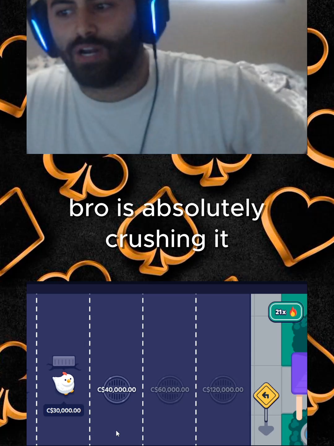 bro is absolutely crushing it