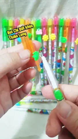 Lon 20 Bút Chì Khúc Thiên Long , Bút Rễ Thương Thân Bút Nhiều Màu Sắc . Bút Chì Thay Ngòi Màu Đậm , Có Gôm Trên Nắp An Toàn Sử Dụng PC-09 #butchidot #butchithienlong #butchidol  #xuhuong #xunghuongtiktok 
