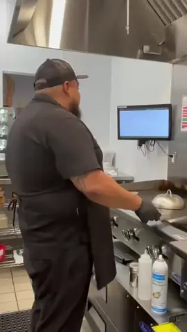 Forgot I had this video from work saved in my phone. my fellow coworker from BOH and my boss. #cooklife #boss #foryou #tiktok #BOH 
