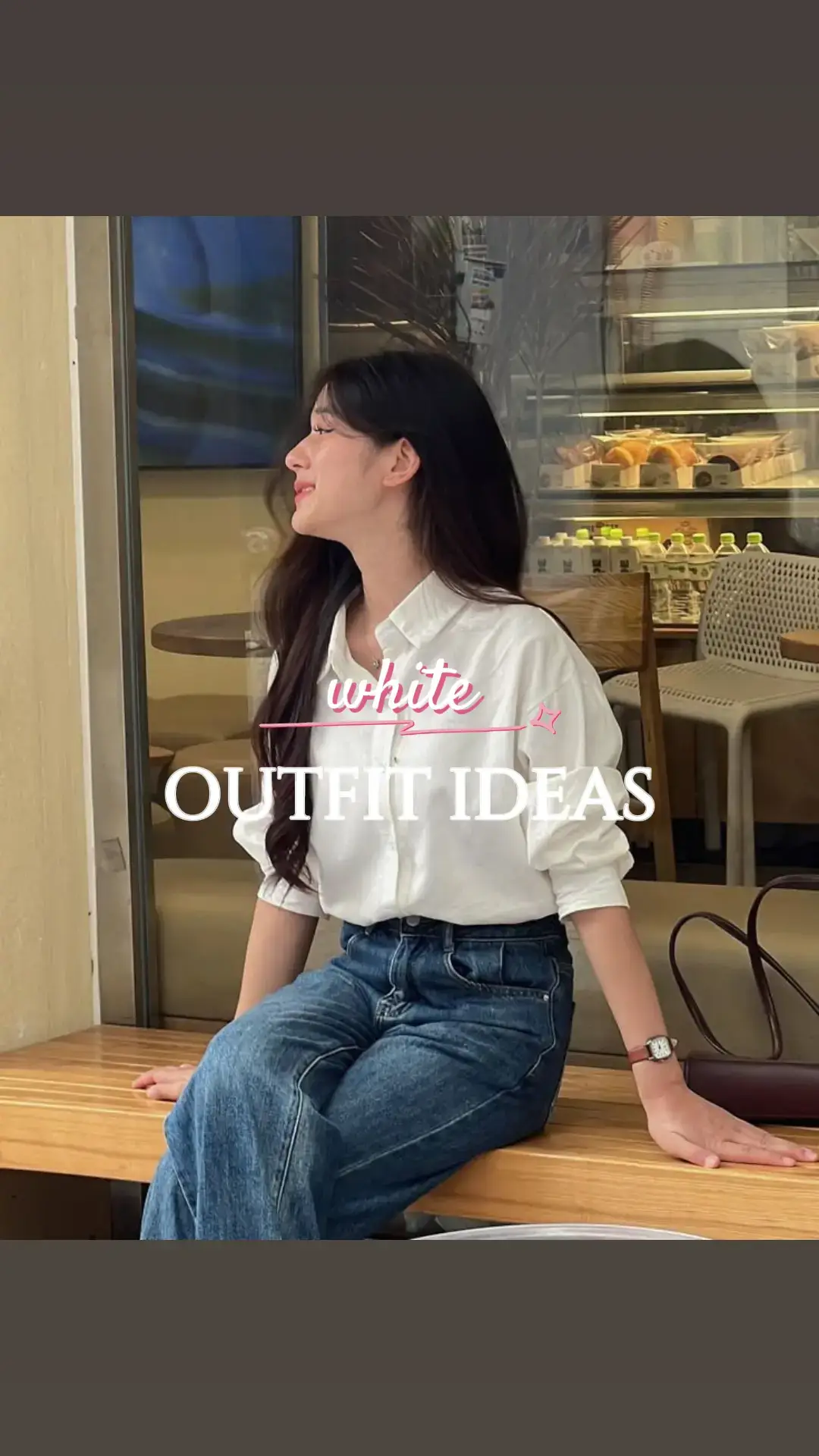 Chic, clean, and white 🤍 #whiteoutfit #cleangirloutfit #cleangirlaesthetic #outfitideas #outfitcheck 