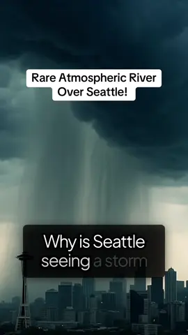 A rare atmospheric river is drenching Seattle in August—a storm type usually only seen in winter. Is this just weather, or are we seeing the climate shift in real time? 🌧️🌍 #AtmosphericRiver #SeattleStorm #ClimateMystery #QuietTheory 