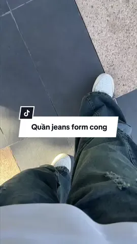Ai có khuyết điểm chân thì cứ em này mà mặc, quần jean form rộng#dat_live_ne #thoitrang #bigsize #jean #zonef 