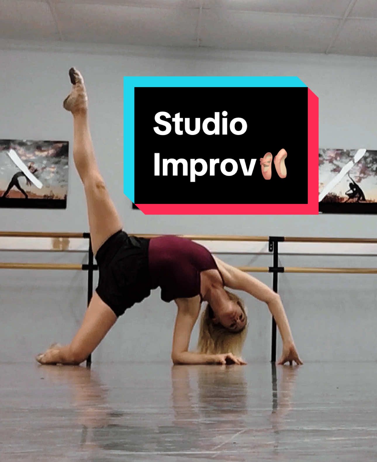 This was filmed a few months after my daughter was born💕🎀 I was trying to navigate my new body and awareness. I always loved having an empty studio to improv and listen to music. The safest space to find yourself again❤️‍🩹 #dance #dancestsudio #ballet #postpartum #contemporarydance  