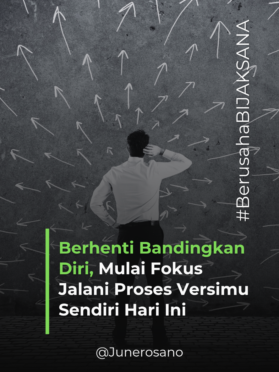 Inilah alasan kenapa kamu harus fokus ke prosesmu sendiri, daripada stres lihat pencapaian orang lain. Sebagai anak muda, wajar kalau kadang ngerasa ketinggalan. Tapi bandingin diri sama orang lain itu capek. Nggak salah sih sesekali, tapi kalau jadi kebiasaan? Bahaya. Nih alasannya, biar kamu nggak terus-terusan overthinking dan kehilangan arah: 🔹 1. Kamu cuma lihat hasil akhirnya, bukan perjuangannya Yang kamu lihat di media sosial itu highlight-nya. Kamu nggak lihat gagal, nangis, revisi, atau ragu-ragunya. Jadi, percuma bandingin awalmu sama akhir mereka. Compare tanpa konteks = jebakan mental. 🔹 2. Setiap orang punya start dan pace yang beda Ada yang mulai dari nol, ada yang dari minus. Ada yang pelan tapi stabil. Kalau kamu sibuk nyusul orang lain, kamu bisa kehilangan tujuanmu sendiri. Pelan-pelan juga sampai. 🔹 3. Bandingin terus malah bikin overthinking dan insecure Menurut Social Comparison Theory dari Leon Festinger, makin sering kamu bandingin diri dengan orang yang “lebih sukses,” makin besar rasa tidak percayanya ke diri sendiri. Padahal yang kamu butuh itu bukan lebih cepat, tapi lebih sadar. Ini soal self-growth, bukan balapan. 🔹 4. Fokus ke proses = fokus ke pertumbuhan nyata Progress kecil tetap progress. Fokus ke proses bikin kamu sadar: ternyata kamu juga udah jauh, asal jangan sibuk nengok kanan-kiri terus. Di situ letak healing-nya—ketika kamu berhenti menuntut jadi versi orang lain. Karena pada akhirnya… > 