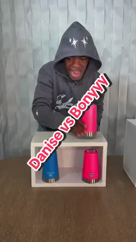 Four Box challenge drink bottle flip danise vs Bonyyy #family #game #challenge 