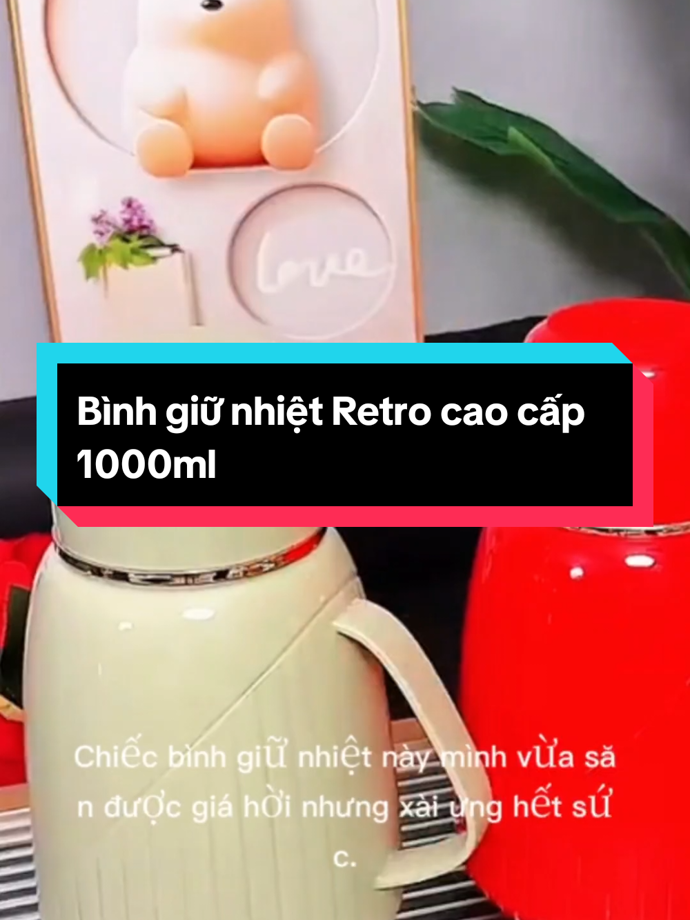 Bình giữ nhiệt 2 lớp retro cao cấp#binhgiunhietcaocap #binhgiunhiet2lop #phichnuocgiunhiet #phichgiunhiet1000ml #binhgiunhietcute @Gia dụng tiện lợi 5.0 