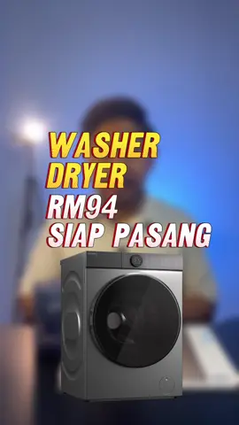 Ramai yang tak percaya! Walaupun Washer Dryer Coway ni boleh basuh & terus keringkan baju korang, tapi harga tak sampai RM100 pun tau! Untuk tempahan atau info lanjut boleh tekan link kat bio saya sekarang ✨ #cowaybysyaiful #laundry #cowaywasherdryer #washerdryer #fyp 