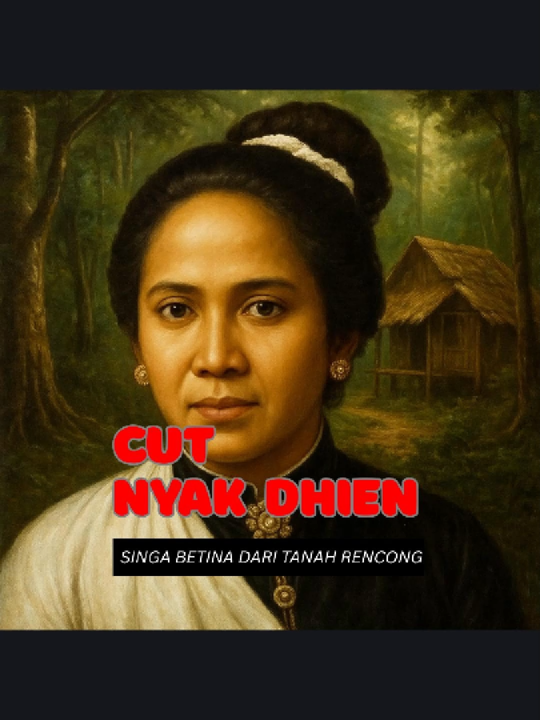 Cut Nyak Dhien, Srikandi Aceh, gigih melawan Belanda. Walau pun suaminya gugur, ia tetap berjuang memimpin gerilya. Ketika dikhianati, ia ditangkap dan diasingkan ke Sumedang, wafat sebagai pahlawan sejati. #cutnyakdien #sejarah #history#DidYouKnow#foryou#fyp#viral#ai