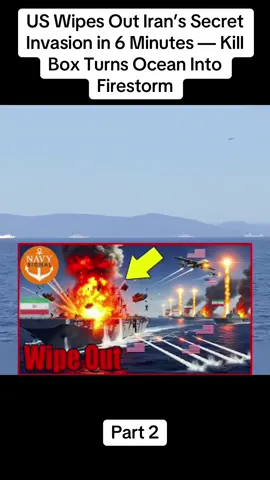 Part 2 US Wipes Out Iran’s Secret Invasion in 6 Minutes — Kill Box Turns Ocean Into Firestorm#navy #war #breakingnews #iran #news 