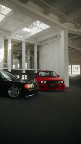 @BMW USA @mercedesbenzusa #e30m3 #bmwe30 #mercedes190e #190e 