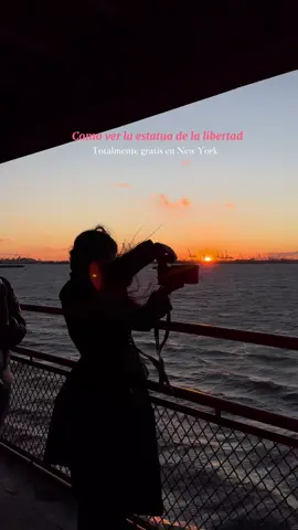 En dónde puedo ver la Statue of Liberty en New York ? #statueofliberty #ferrynyc #visitnewyork 