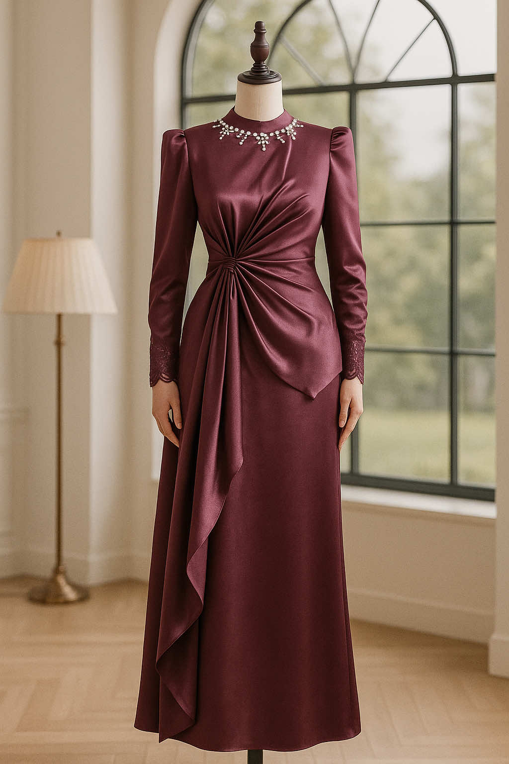 Alsha Dress Duyung Satin Silk #atasanwanita #fyp #fyppppppppppppppppppppppp 