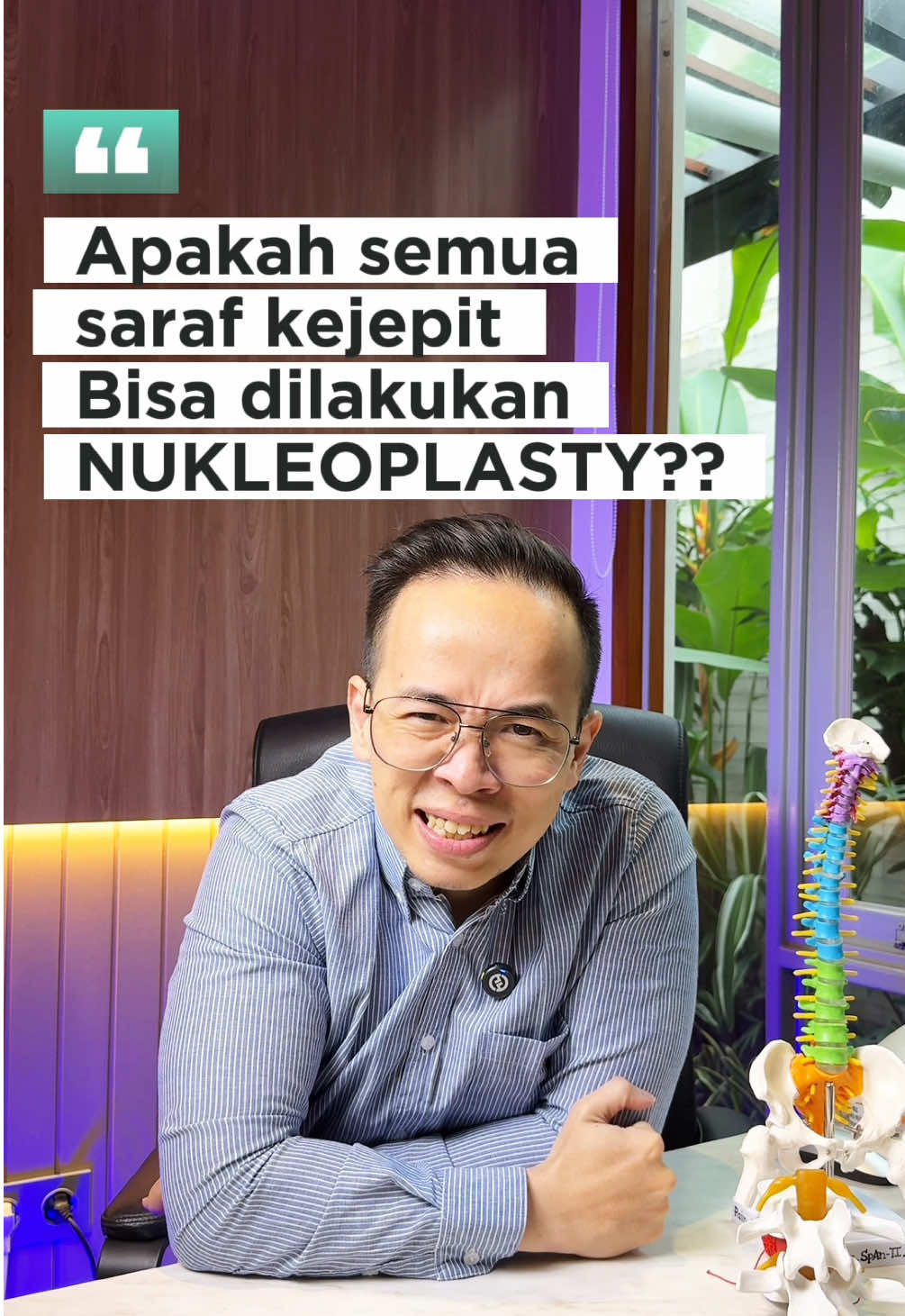 Kamu saraf terjepit, mungkin nukleoplasty pilhan yg bisa dilakukan..Apakah smua bisa dilakukan nukleoplasty untuk saraf terjepit? Belum tentu  #nyeripinggang #sakitpinggang #sakitleher #nyeribahu #sarafkejepit 