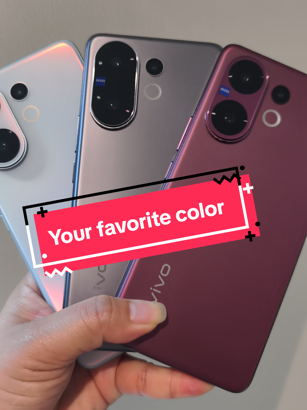 Your favorite color 😎 #vivoV60 #เสิร์ฟช็อตโปรให้คนสวย #ZEISSPortraitSoPro #TMมาแชร์ #vivoUBON 