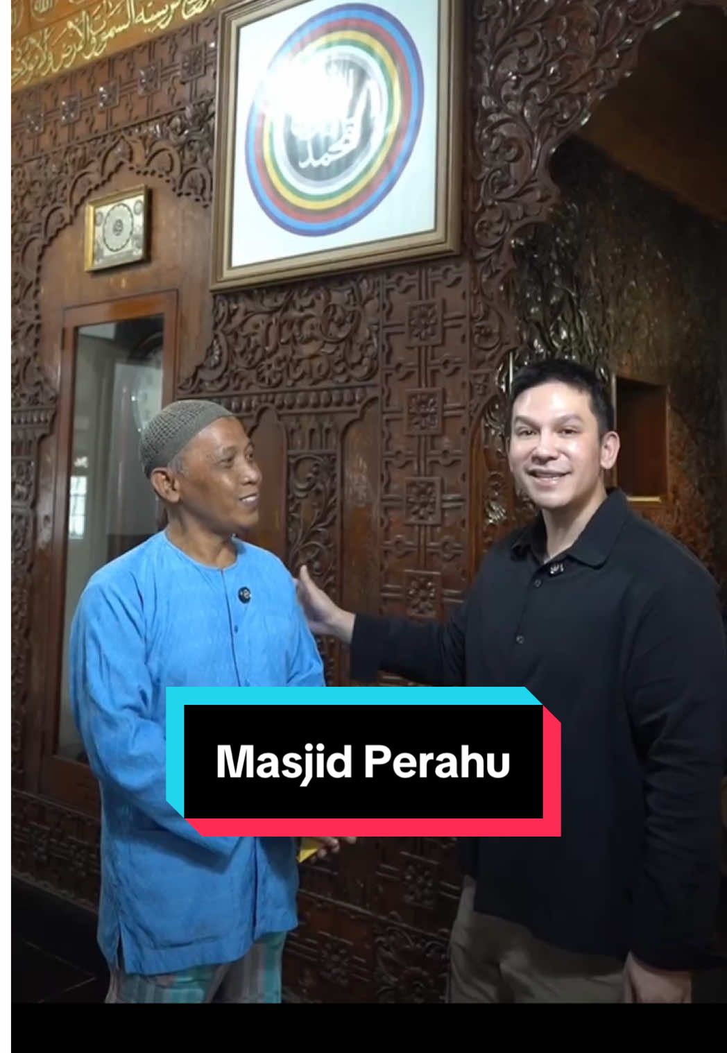 Ada Masjid Unik Banget di tengah kota jakarta 🫶🏻 #masjid #masjidperahu #jordionsu 