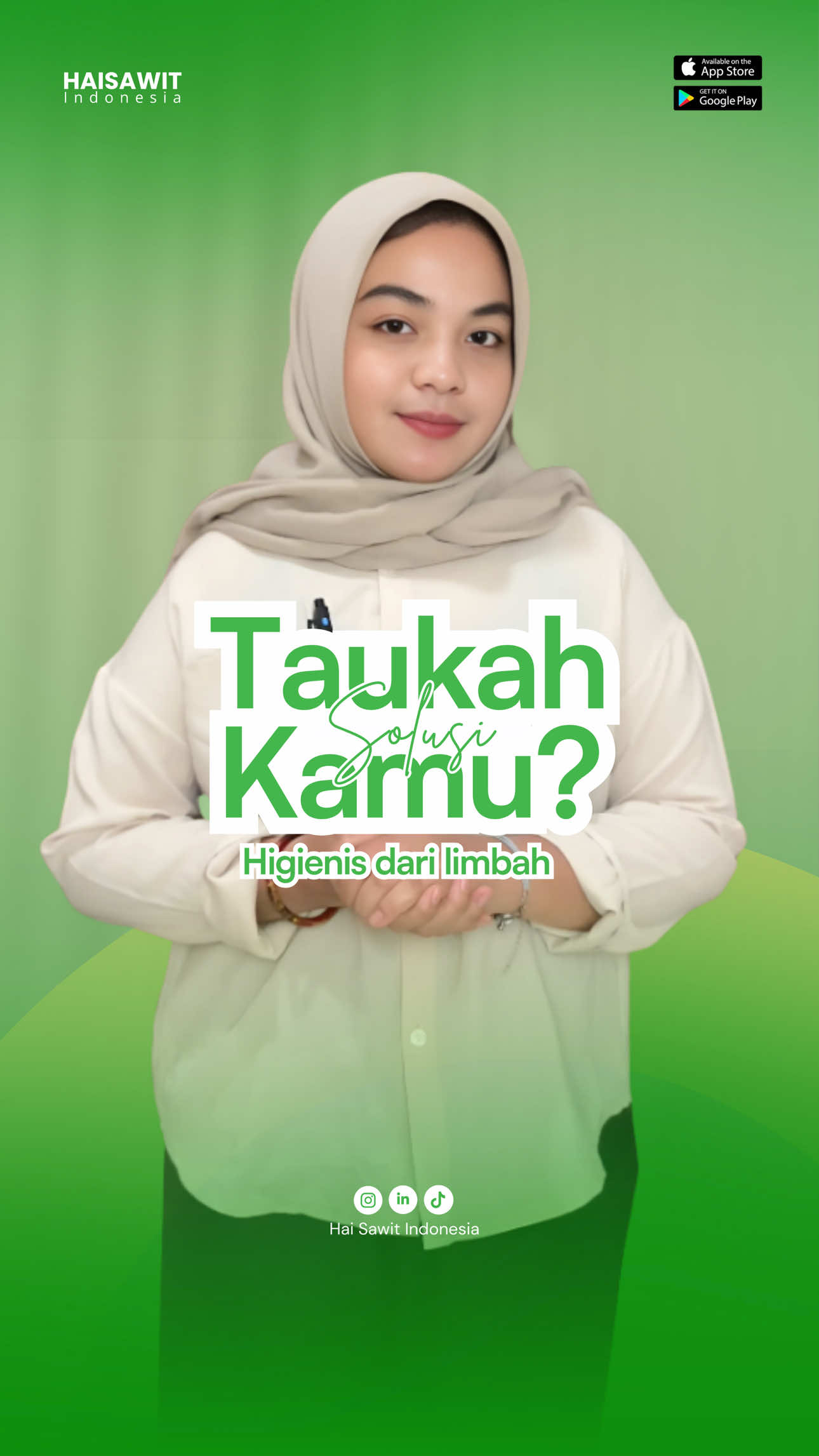Tahukah kamu? 🌱 Tandan kosong kelapa sawit kini diubah jadi hand sanitizer alami yang higienis, kaya selulosa, dan antibakteri 🌟 Ramah lingkungan ✅ Aman digunakan ✅ Yuk dukung inovasi sawit berkelanjutan demi bumi yang lebih sehat 🌍💚 #sawitberkelanjutan  #inovasihijau  #handsanitizeralami  #gogreen 