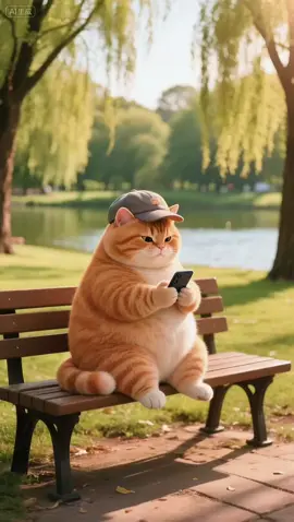 Meow sleepy afternoon😪 #ai #cat #orangecat #foryou #fyp 