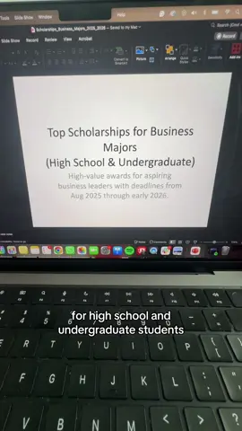 This goes out to all my business baddies #scholarships #scholarshiptok #scholarshipszn #business #finance 