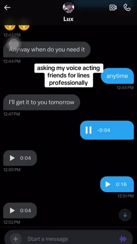 if i don’t recieve my lines i send them to the glue factory @Lux  #voiceacting #voiceactor 