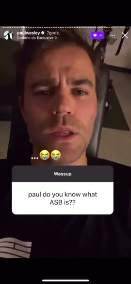 paul making up his own acronyms atp #paulwesley #stefussy #stefansalvator ##thevampirediaries##tvd##paylwesleyedit
