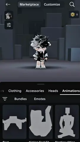 typo dikit 🤏🏻😭 . . #roblox #foryoupage #chibi #black #outfitideas 