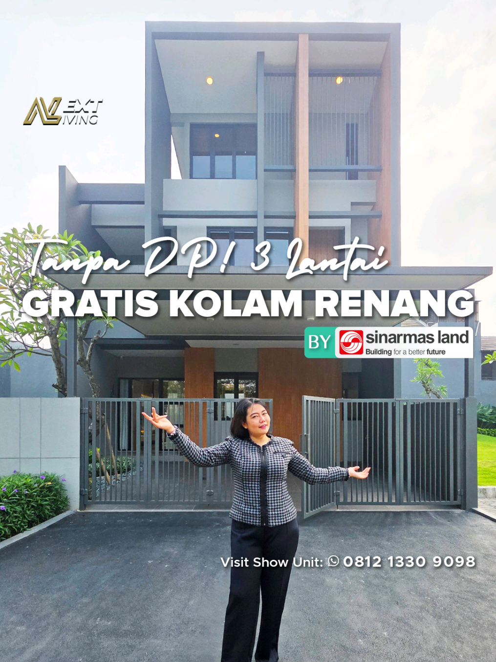 Rumah Spek Sultan, 3 Lantai Bisa Berenang Setiap Hari! 🏘 5 Kamar Tidur 🏅 DP 0% 🏅 FREE Biaya KPR 🏅 Start 15 Jt-an* 🎗 Disc up to 13,5% 🎗 KPR Instant Approve ✅️ Free CCTV ✅️ Free Smart Door Lock ✅️ Smart Light Switch 📍Direct Akses Tol Sendiri 📍1 Menit ke Mall Baru 📍1 Menit ke GoWet! Waterpark 📍3 Menit ke Al Azhar, IPEKA 📍5 Menit ke RS Hermina, Eka Hospital 📍10 Menit ke LRT Visit Show Unit: ☎️ 0812 1330 9098 (Whatsapp Available) #SinarMasLand #RumahTerbaru #grandwisatabekasi #fyp #foryourpage 