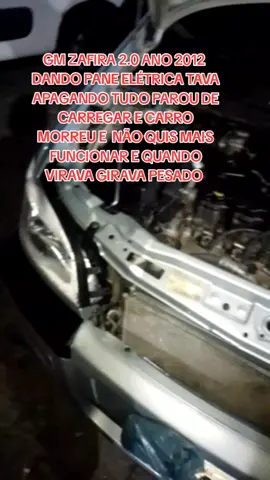 GM ZAFIRA 2.0 ANO 2012  DANDO PANE ELÉTRICA TAVA APAGANDO TUDO PAROU DE CARREGAR E CARRO MORREU E  NÃO QUIS MAIS FUNCIONAR E QUANDO VIRAVA GIRAVA PESADO#gmzafira #gmastra #chevrolet #gmvectra 