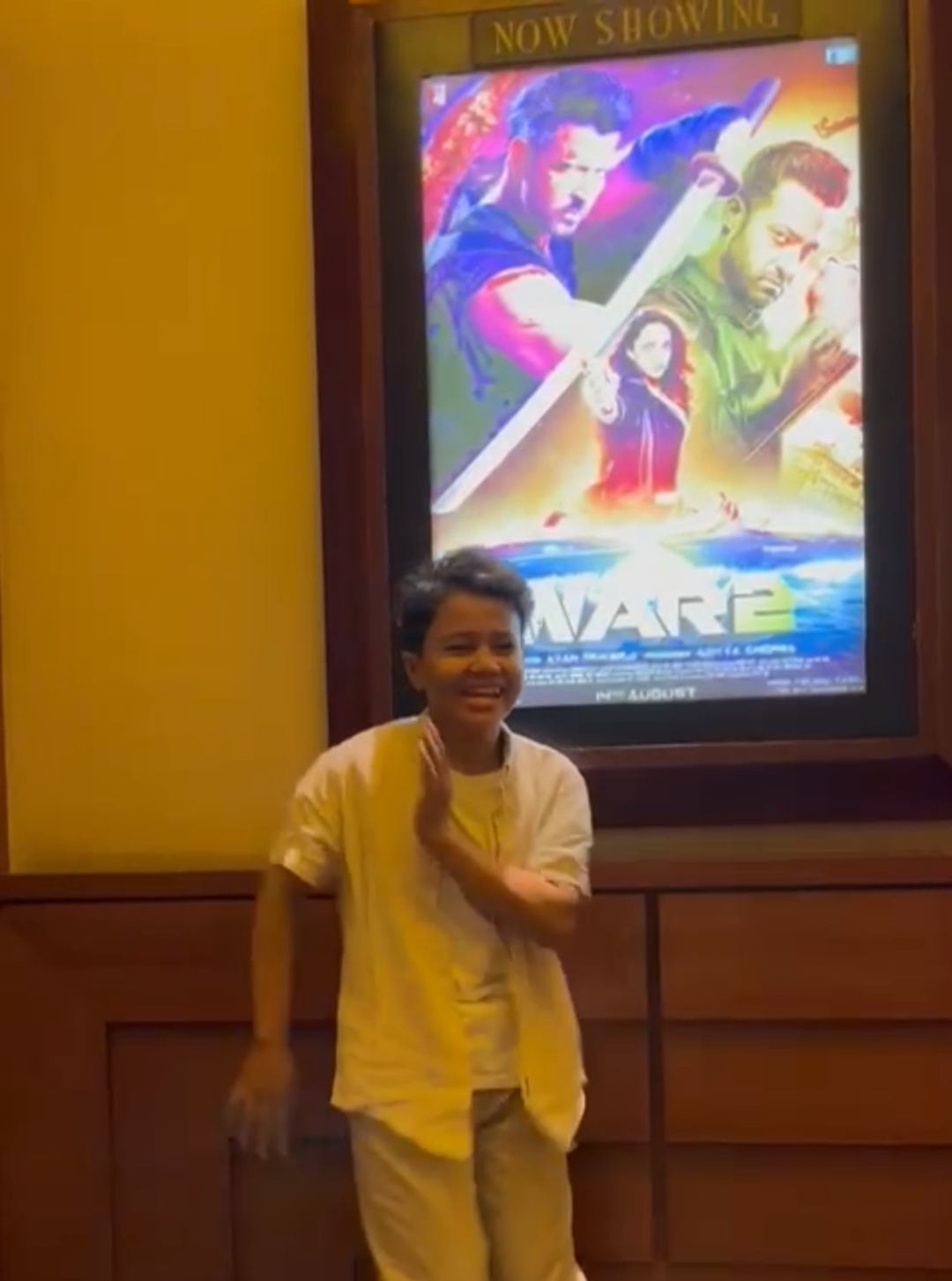 Watching #war2 #hrithikroshan #jrntr #kiaraadvani #hindimovies Bollywood 