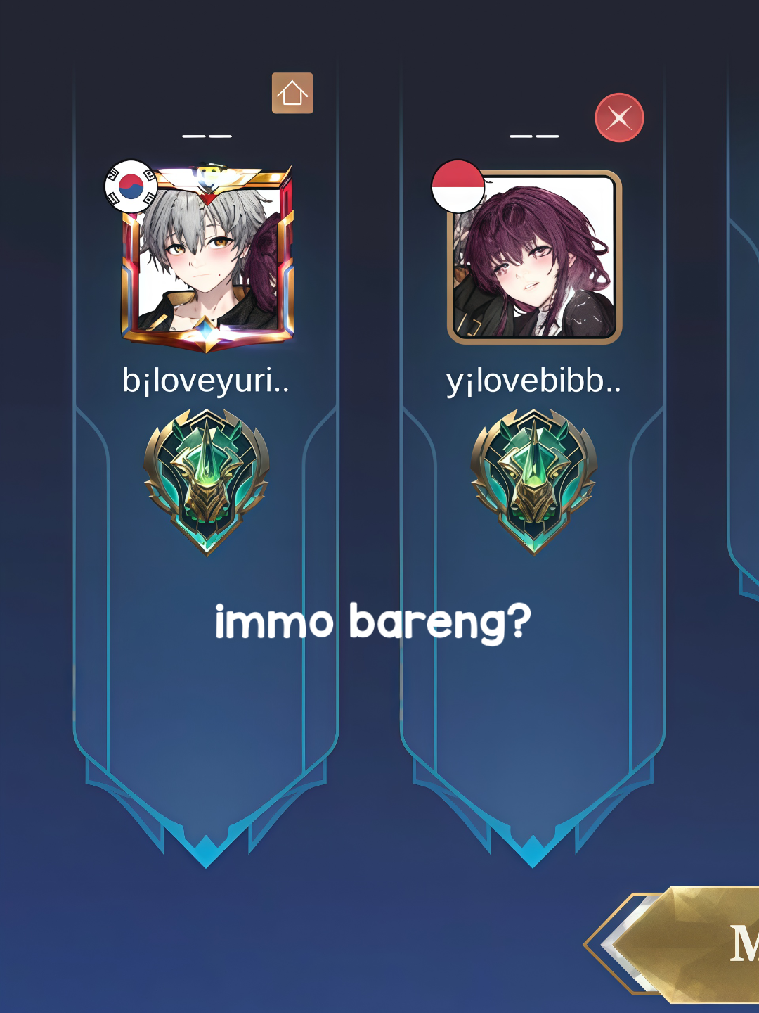 immo bareng bakekok🤭@thfthrrr  - - #fyp #mobilelegends #mlbbcreatorcamp #mlbbtiktok #mlbbidcreator #mlbbttofficial #trend #bucin #immortal
